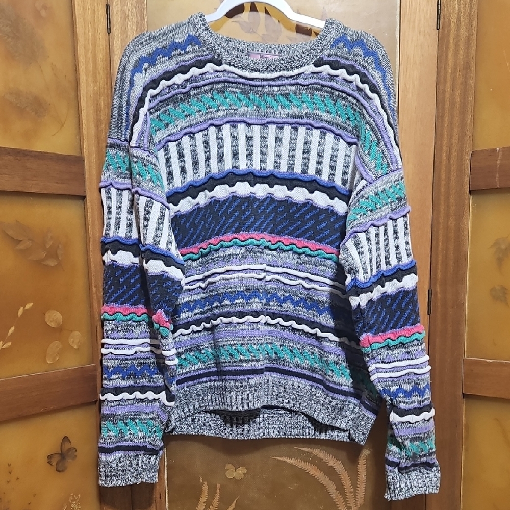 Vintage 90's Concrete Mix Coogie Style Cotton Crewneck Sweate